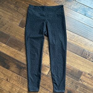 Savvi Black Leopard Print Leggings